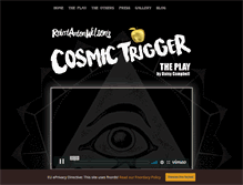 Tablet Screenshot of cosmictriggerplay.com